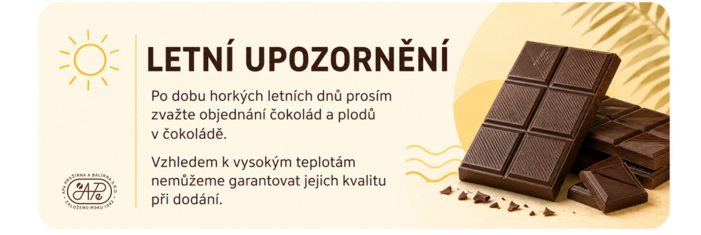 letní upozornění_čokolády